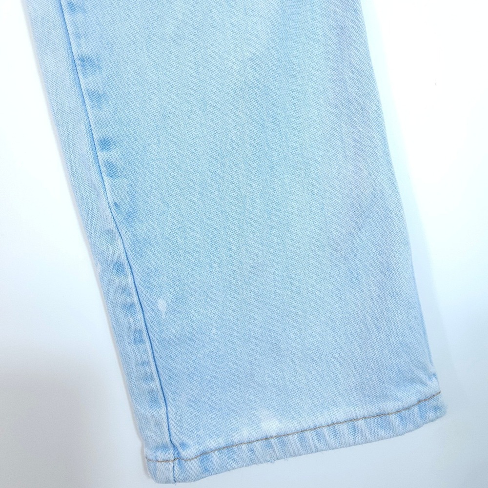 Vintage Wrangler Jeans Mens 33X32 Light Wash Straight Leg Denim Streetwear - Picture 10 of 16